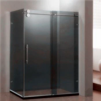 Bồn tắm góc góc hình chữ nhật với màn hình